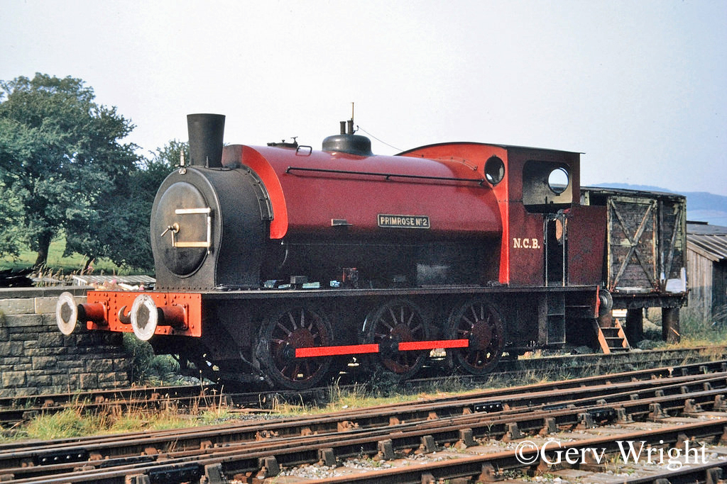 Hunslet 3715 at Embsay on the Yorkshire Dales Railway - July 1975.jpg
